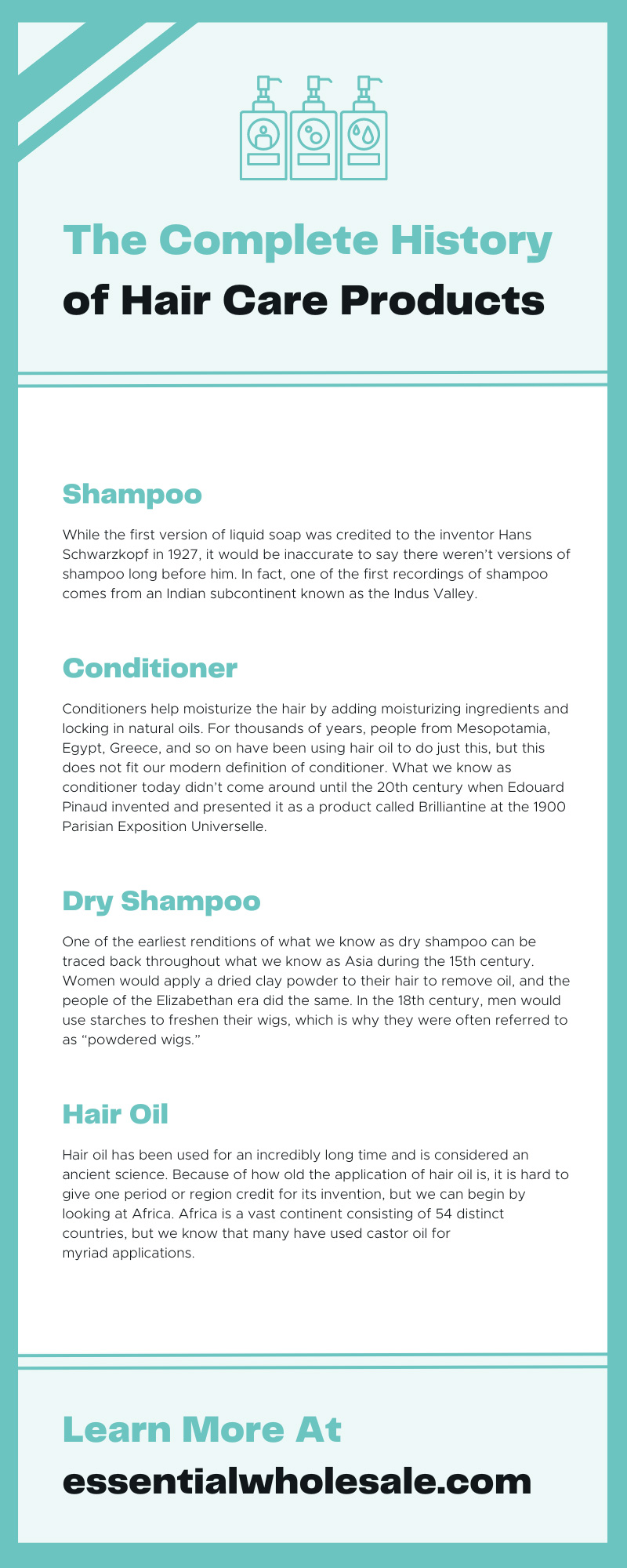 The Complete History of Hair Care Products