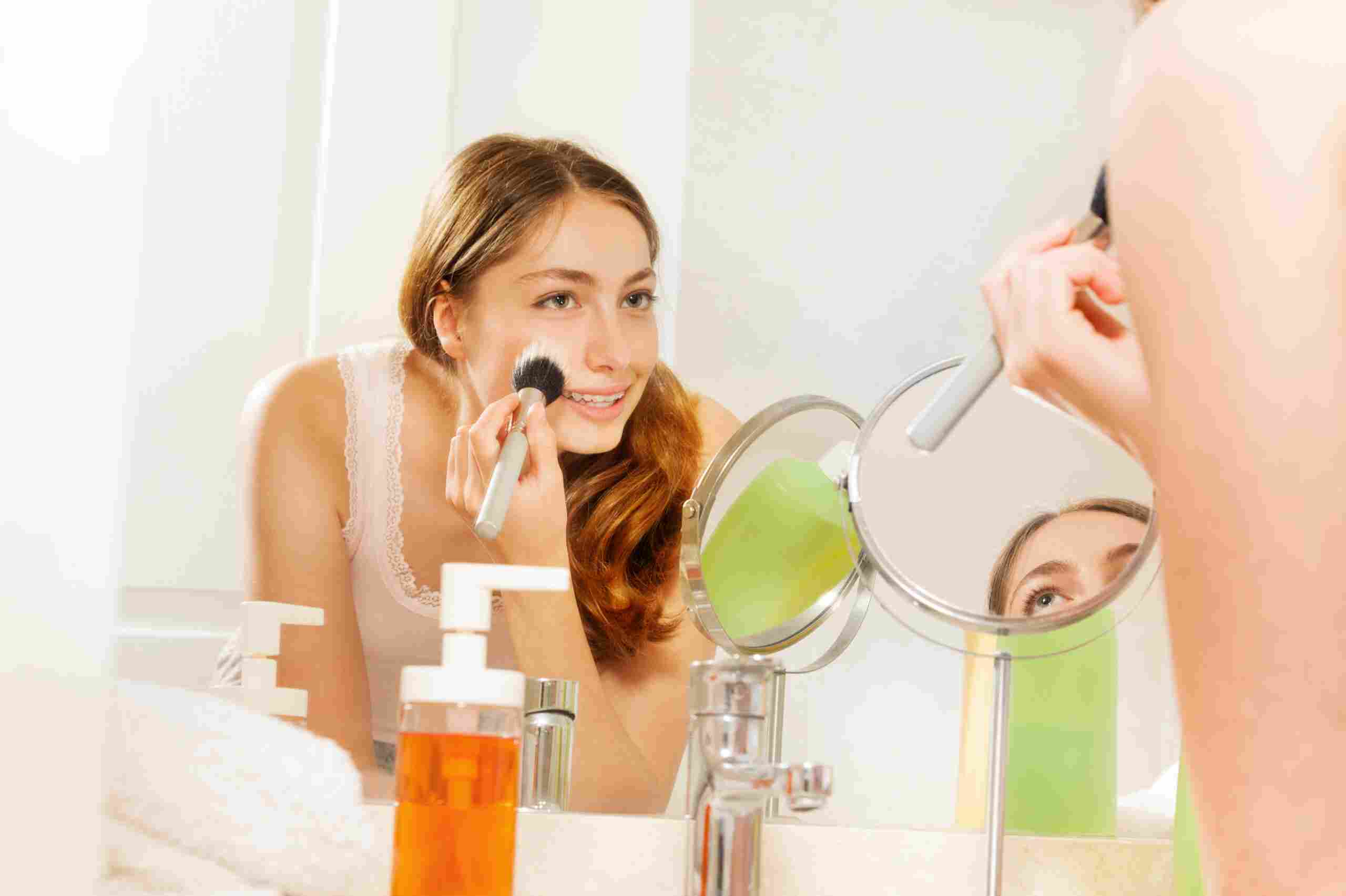 skincare routine apply toner cleanse moisturize