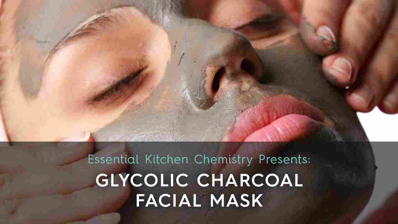 glycolic acid charcoal face mask how to recipe