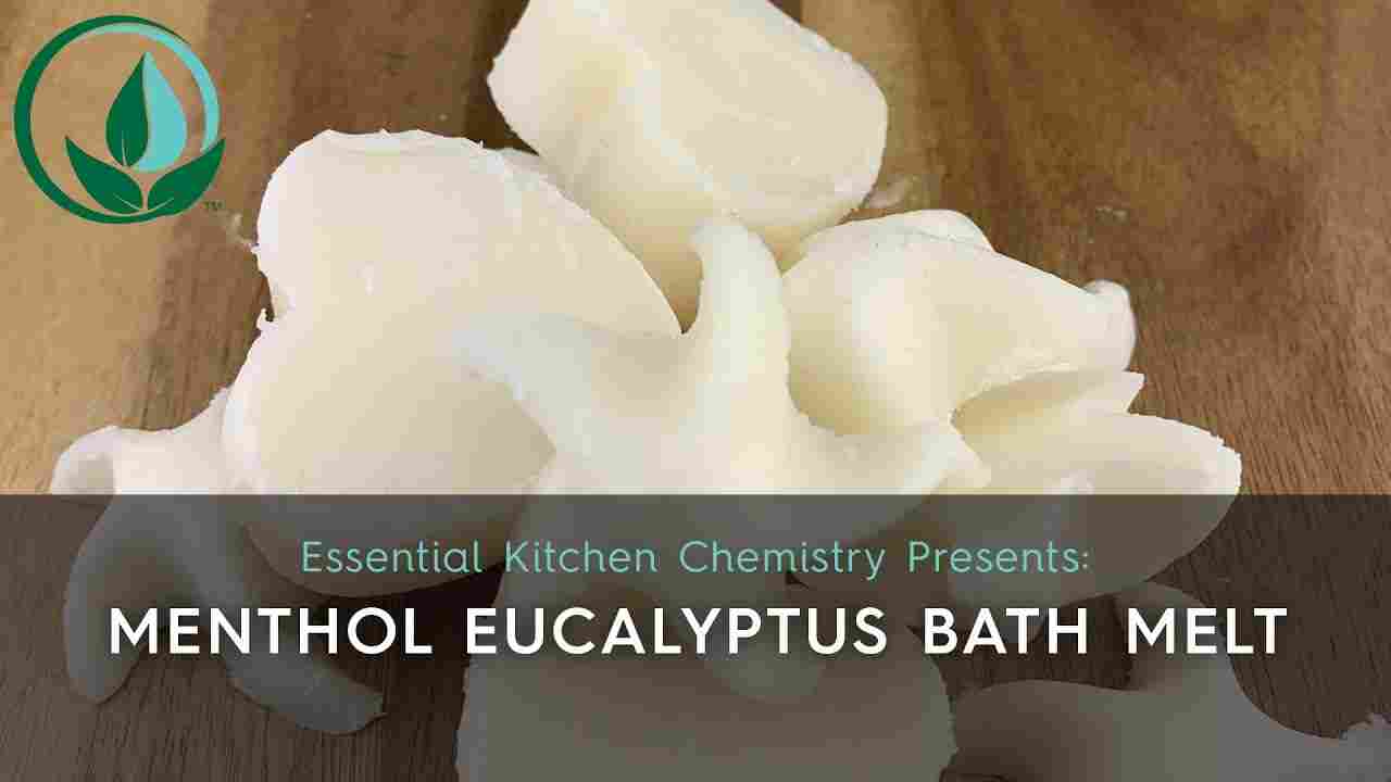 Menthol peppermint and eucalyptus bath melt DIY guide recipe