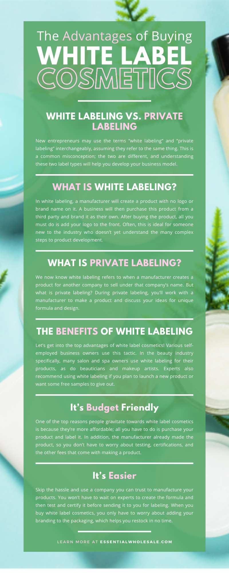 The Advantages of Buying White Label Cosmetics
