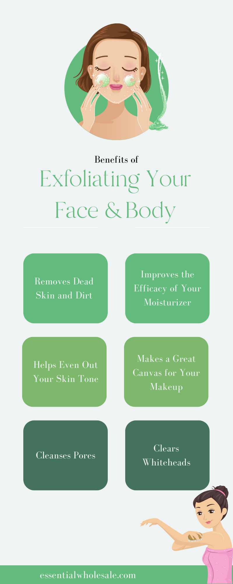 Top 10 Benefits of Exfoliating Your Face & Body