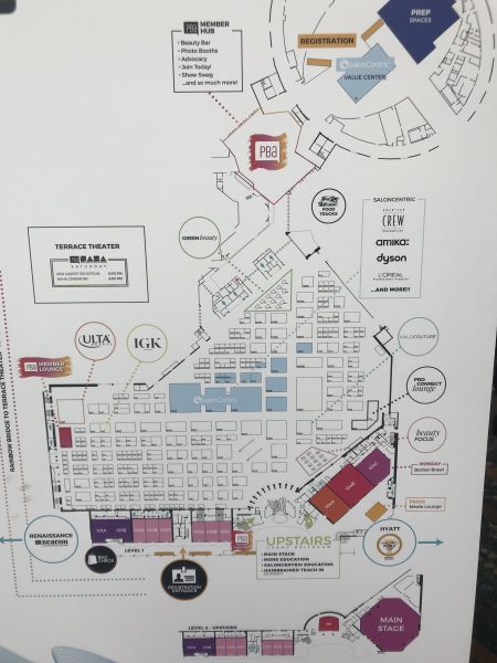 Map of ISSE 2020 salon guide 